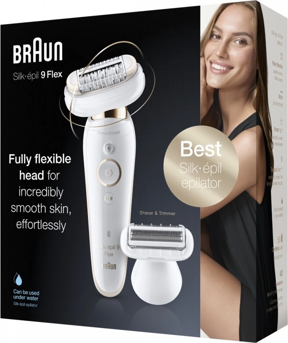 Braun Silk-épil 9002 Flex Wet & Dry Epilator 5 Braun Silk-épil 9002 Flex Wet & Dry Epilator - Afbeelding 5