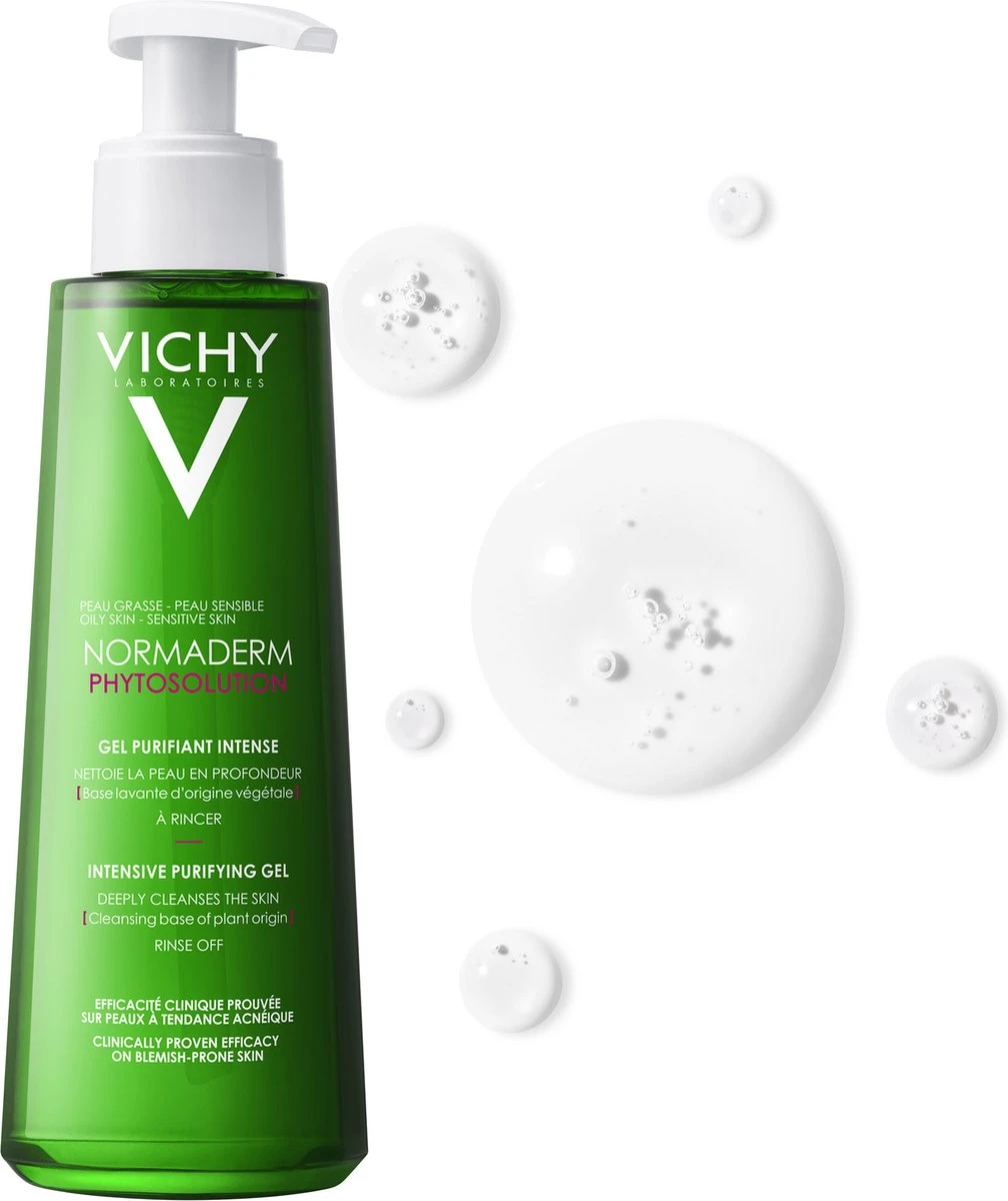 Vichy Normaderm Phytosolution Reinigingsgel - 400ml - Onzuivere Huid 2 Vichy Normaderm Phytosolution Reinigingsgel - 400ml - Onzuivere Huid - Afbeelding 2