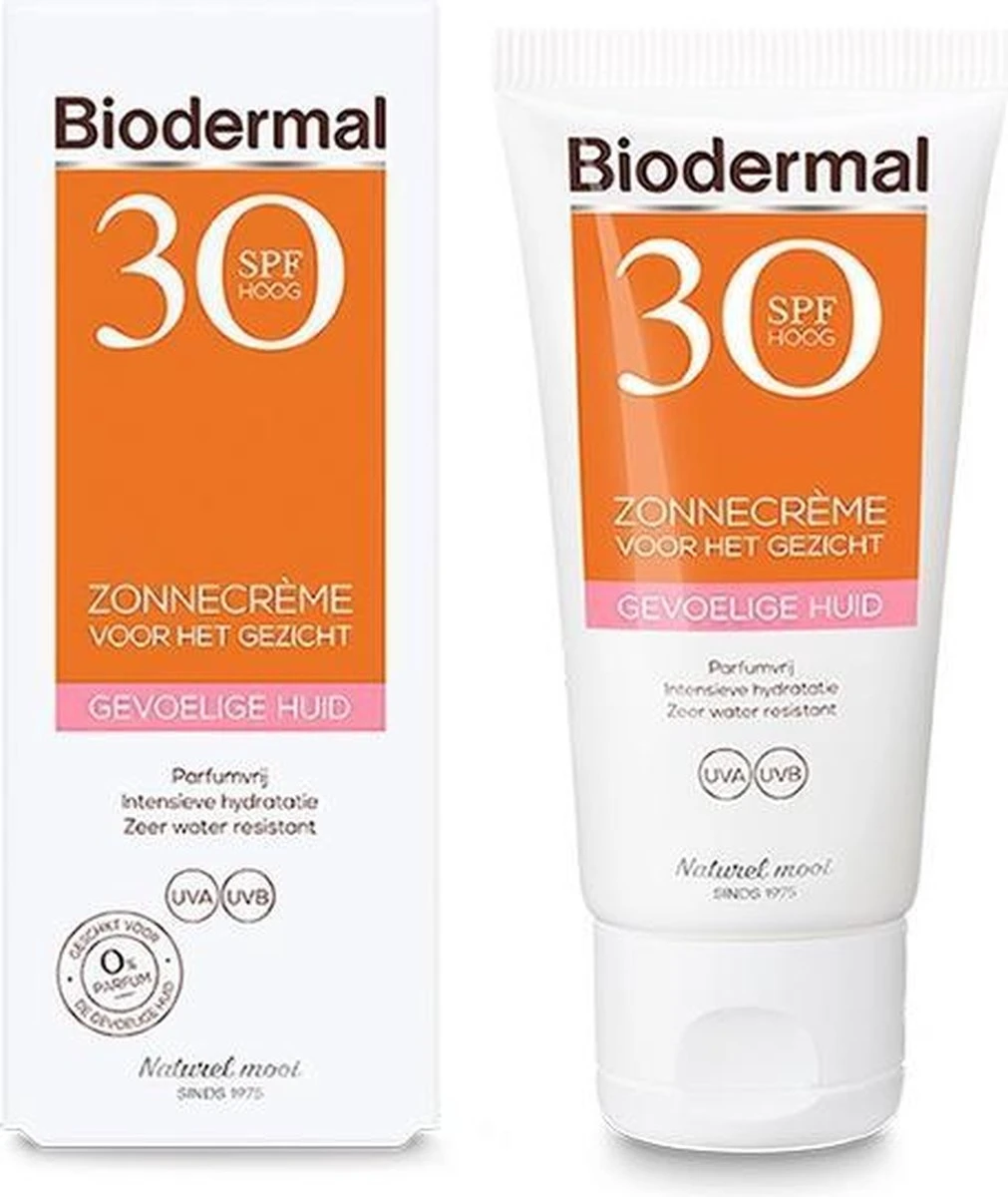 Biodermal Zonnebrand Voor De Gevoelige Huid - SPF 30 - 50ml - Zonnebrand Voor Het Gezicht 8 Biodermal Zonnebrand Voor De Gevoelige Huid - SPF 30 - 50ml - Zonnebrand Voor Het Gezicht - Afbeelding 8