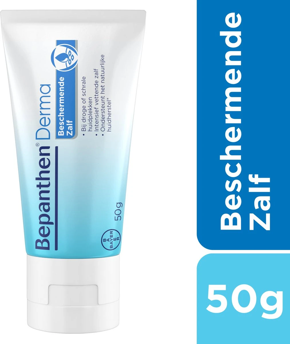 Bepanthen Beschermende Zalf - Intensief Vettende Zalf - Zonder Parfum - Droge Of Schrale Huidplekken - 50 Gram 3 Bepanthen Beschermende Zalf - Intensief Vettende Zalf - Zonder Parfum - Droge Of Schrale Huidplekken - 50 Gram - Afbeelding 3