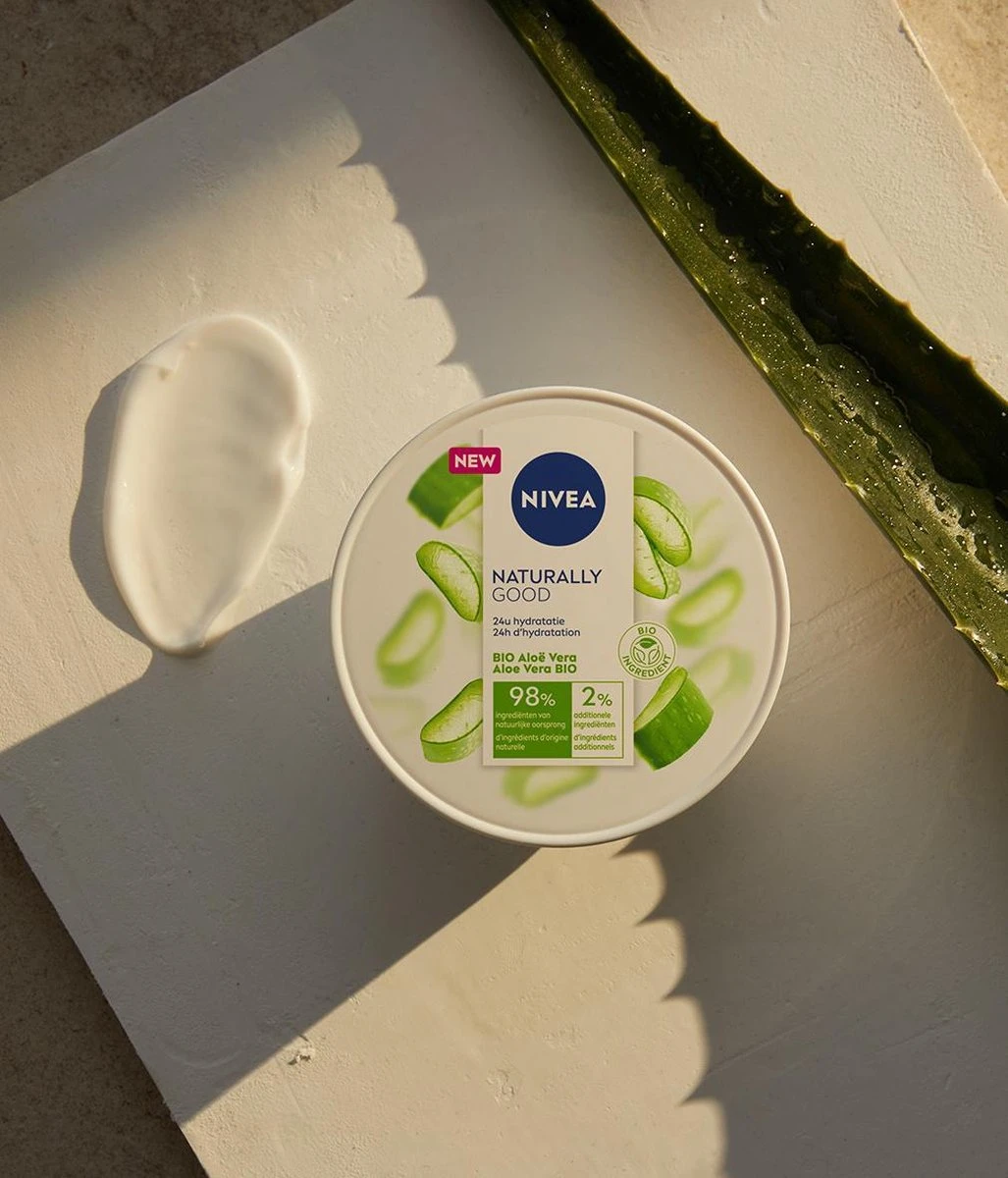 NIVEA All Purpose Créme Naturally Good Aloe Vera Bodylotion - 200 Ml 5 NIVEA All Purpose Créme Naturally Good Aloe Vera Bodylotion - 200 Ml - Afbeelding 5