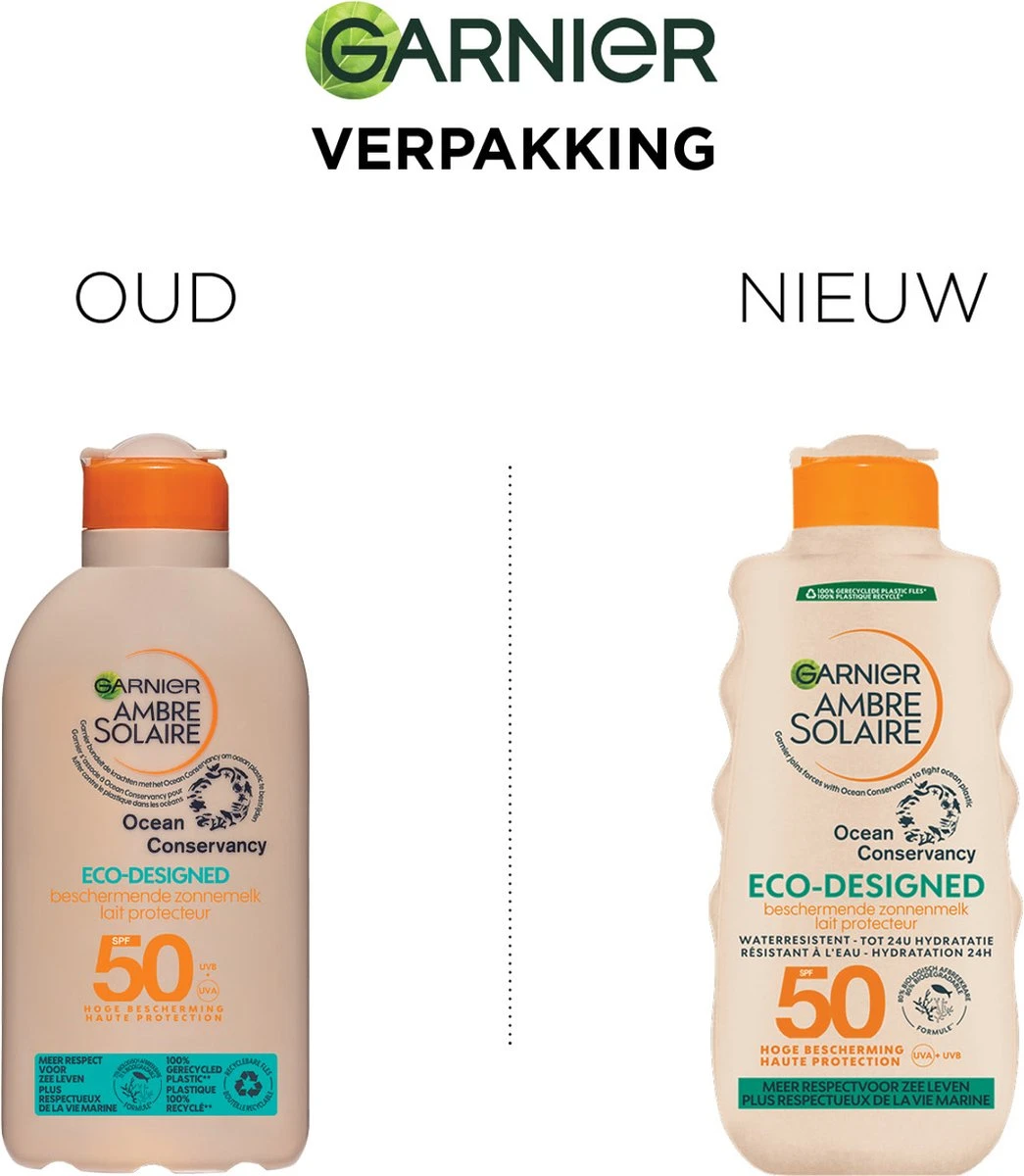 Garnier Ambre Solaire Waterresistente Zonnebrand Melk SPF 50 - 200 Ml 4 Garnier Ambre Solaire Waterresistente Zonnebrand Melk SPF 50 - 200 Ml - Afbeelding 4