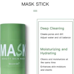 Merkloos Green Mask Stick - Huidverzorging - Gezichtsmasker - Kleimasker - Mee Eters & Acne Verwijderen - Acne Verzorging - Vette Huid - Mee-eter Verwijderaar - Poriën Reiniger -Blackhead - Verzachtend -Verkoelend - Dermatologisch Getest 15 Merkloos Green Mask Stick - Huidverzorging - Gezichtsmasker - Kleimasker - Mee Eters & Acne Verwijderen - Acne Verzorging - Vette Huid - Mee-eter Verwijderaar - Poriën Reiniger -Blackhead - Verzachtend -Verkoelend - Dermatologisch Getest -Goedkope Gezicht Zoet Winkel 1053x1200 1