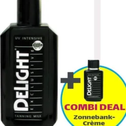Delight Zonnebankcrème - COMBI DEAL - Tanning Milk - 200ml + 50ml