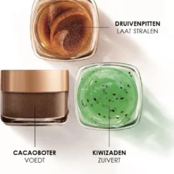L'Oréal Paris Sugar Scrub Kiwi Gezichtsscrub - Zuiverend En Verzorgend -Goedkope Gezicht Zoet Winkel 1108x1200 1