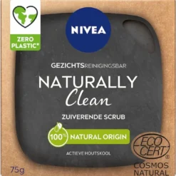 NIVEA Naturally Clean Face Bar Zuiverende Scrub 75 Gr -Goedkope Gezicht Zoet Winkel 1110x1200