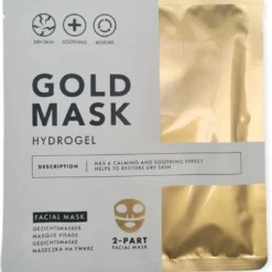 Merkloos Facelift Apparaat + Gold Mask Anti-rimpel En Verjongend Hydraterende Gezichtsmasker, Geïmpregneerd Met Telomerase Serum - Anti Rimpels Nek En Gezicht Apparaat - Facelift - Skin Care - Huidverzorging Apparaat - Drie Lichten Functie - FDA - CE – 2022 -Goedkope Gezicht Zoet Winkel 1111x1200