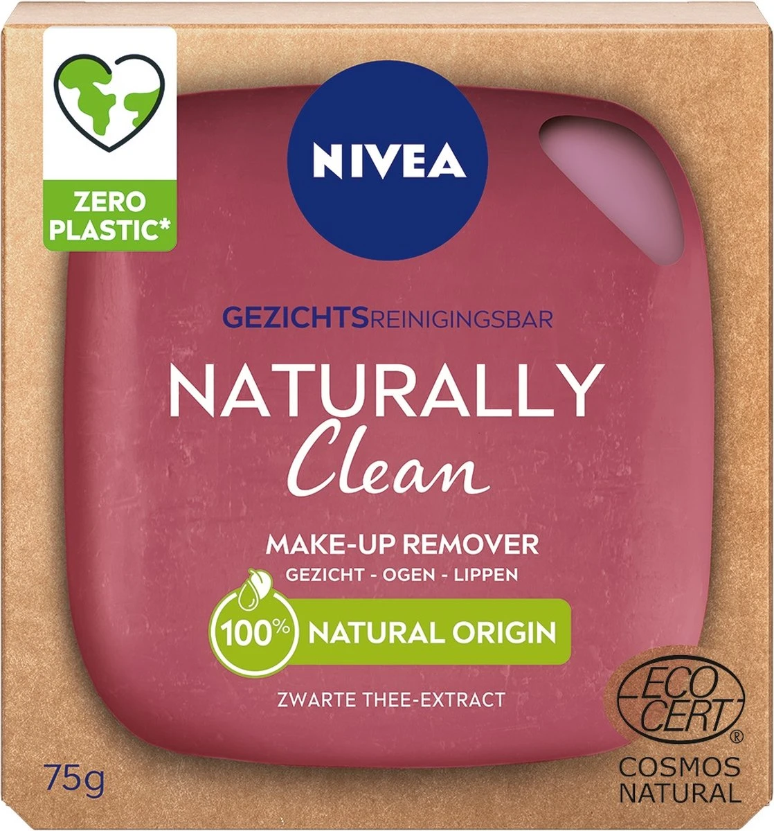 NIVEA Naturally Clean Face Bar Make Up Remover 75 Gr 7 NIVEA Naturally Clean Face Bar Make Up Remover 75 Gr - Afbeelding 7