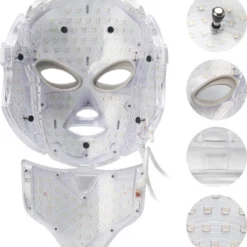 JTEX® - Professioneel LED Masker - Gezichtsmasker - Face Mask - Lichttherapie - 7 Soorten Behandelingen - Anti Rimpel - Anti Acne Huidverzorging - Skin Cleaner - Masker - Anti Aging Mask - Gezichtsbehandeling - New Generation - LED Masker -Goedkope Gezicht Zoet Winkel 1122x1200 3