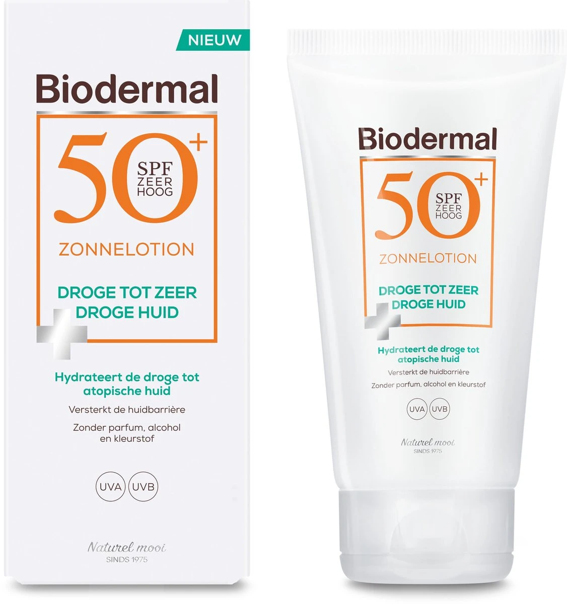 Biodermal Zonnelotion Droge Huid - Zonnebrand Voor De Droge Huid - Spf50+ 150ml - Ook Geschikt Voor Kinderen 1 Biodermal Zonnelotion Droge Huid - Zonnebrand Voor De Droge Huid - Spf50+ 150ml - Ook Geschikt Voor Kinderen