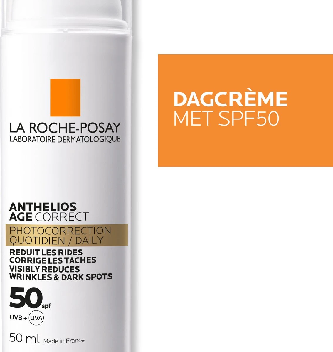 La Roche-Posay Anthelios Age Correct SPF50 - 50 Ml - Voor Het Gezicht 7 La Roche-Posay Anthelios Age Correct SPF50 - 50 Ml - Voor Het Gezicht - Afbeelding 7