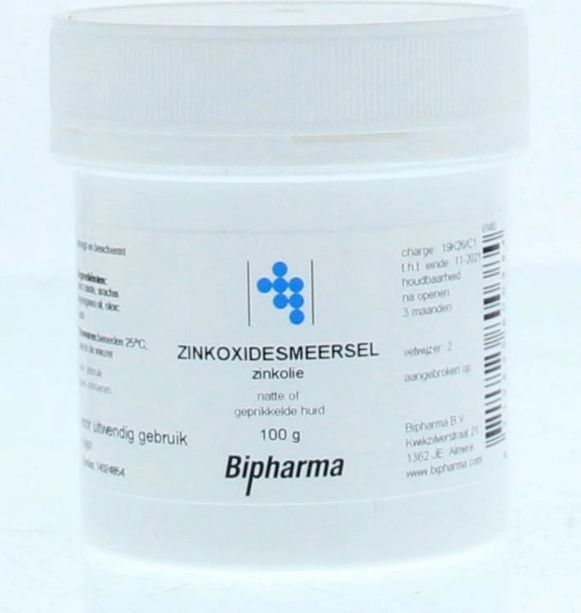 Zinkoxidesmeersel Zinkolie 2 Zinkoxidesmeersel Zinkolie - Afbeelding 2
