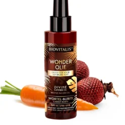 BIOVITALIS Wonder Olie - SPF 15 - Zonnebrandolie - Snelbruiner - Wortel - Buriti - 100 Ml