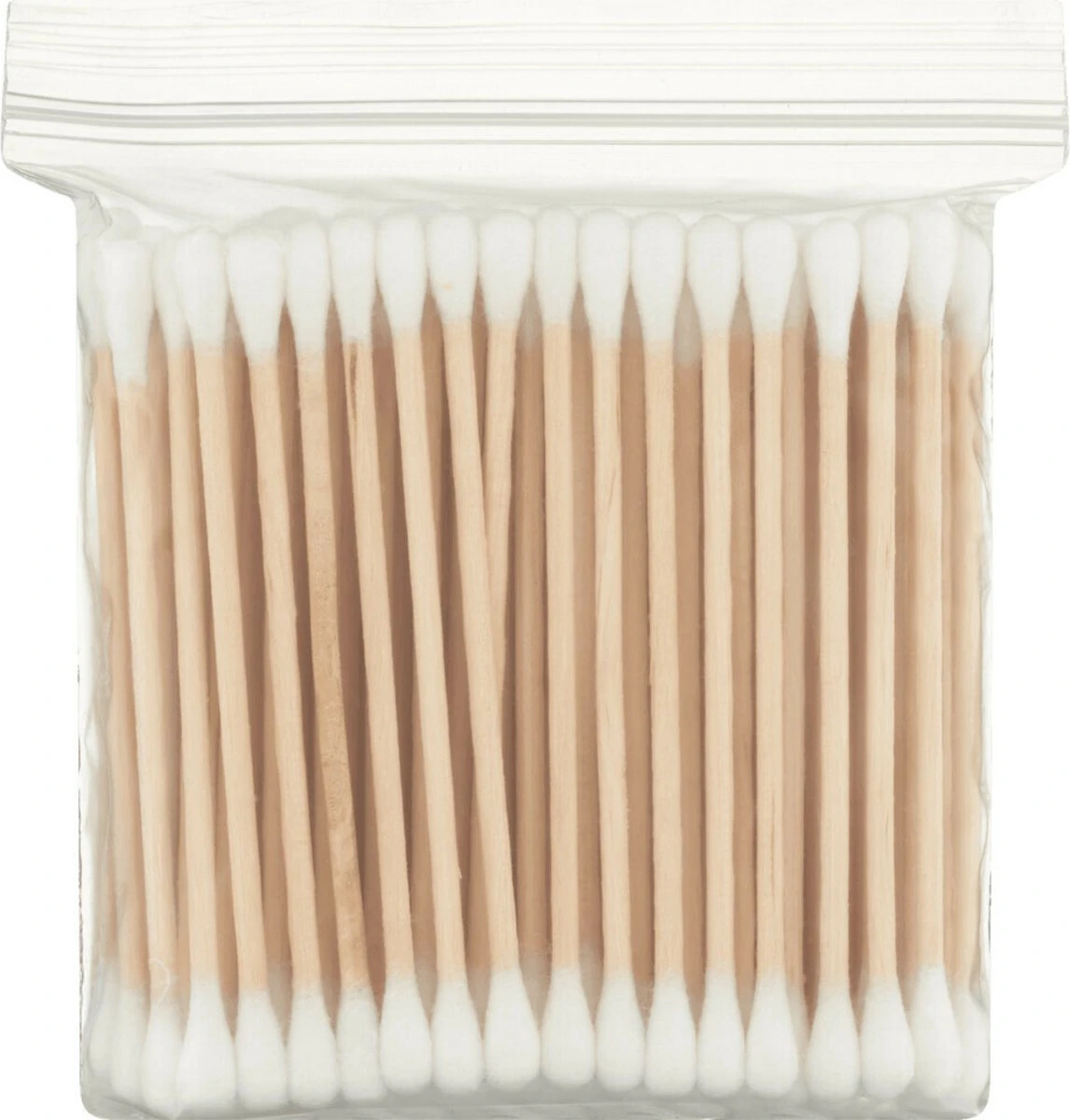Merkloos Wattenstaafjes Hout - 100 St 1 Merkloos Wattenstaafjes Hout - 100 St