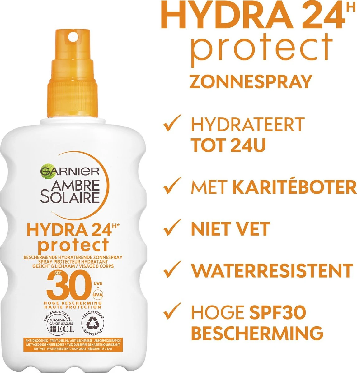 Garnier Ambre Solaire Zonnebrand Spray SPF 30 - 200 Ml 7 Garnier Ambre Solaire Zonnebrand Spray SPF 30 - 200 Ml - Afbeelding 7