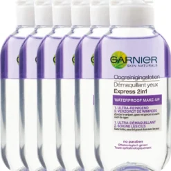 Garnier SkinActive 2in1 Oogmakeupreiniging - 6 X 125 Ml - Voordeelverpakking