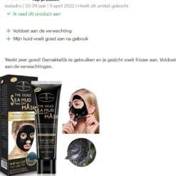 Aichun Beauty The Dead Sea Mud Peel Off Mask - Tegen Mee-Eters En Verstopte Poriën - Acne - Natuurlijk Product - 120ML 19 Aichun Beauty The Dead Sea Mud Peel Off Mask - Tegen Mee-Eters En Verstopte Poriën - Acne - Natuurlijk Product - 120ML -Goedkope Gezicht Zoet Winkel 1155x1200 2