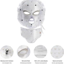 JTEX® - Professioneel LED Masker - Gezichtsmasker - Face Mask - Lichttherapie - 7 Soorten Behandelingen - Anti Rimpel - Anti Acne Huidverzorging - Skin Cleaner - Masker - Anti Aging Mask - Gezichtsbehandeling - New Generation - LED Masker -Goedkope Gezicht Zoet Winkel 1156x1200 1