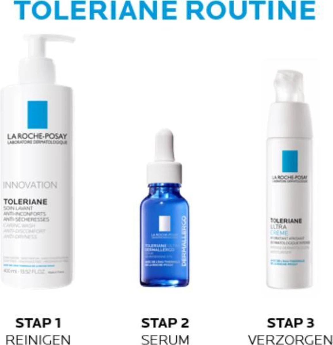 La Roche-Posay Toleriane Hydraterende Wascreme - 400ml - Reinigt 3 La Roche-Posay Toleriane Hydraterende Wascreme - 400ml - Reinigt - Afbeelding 3