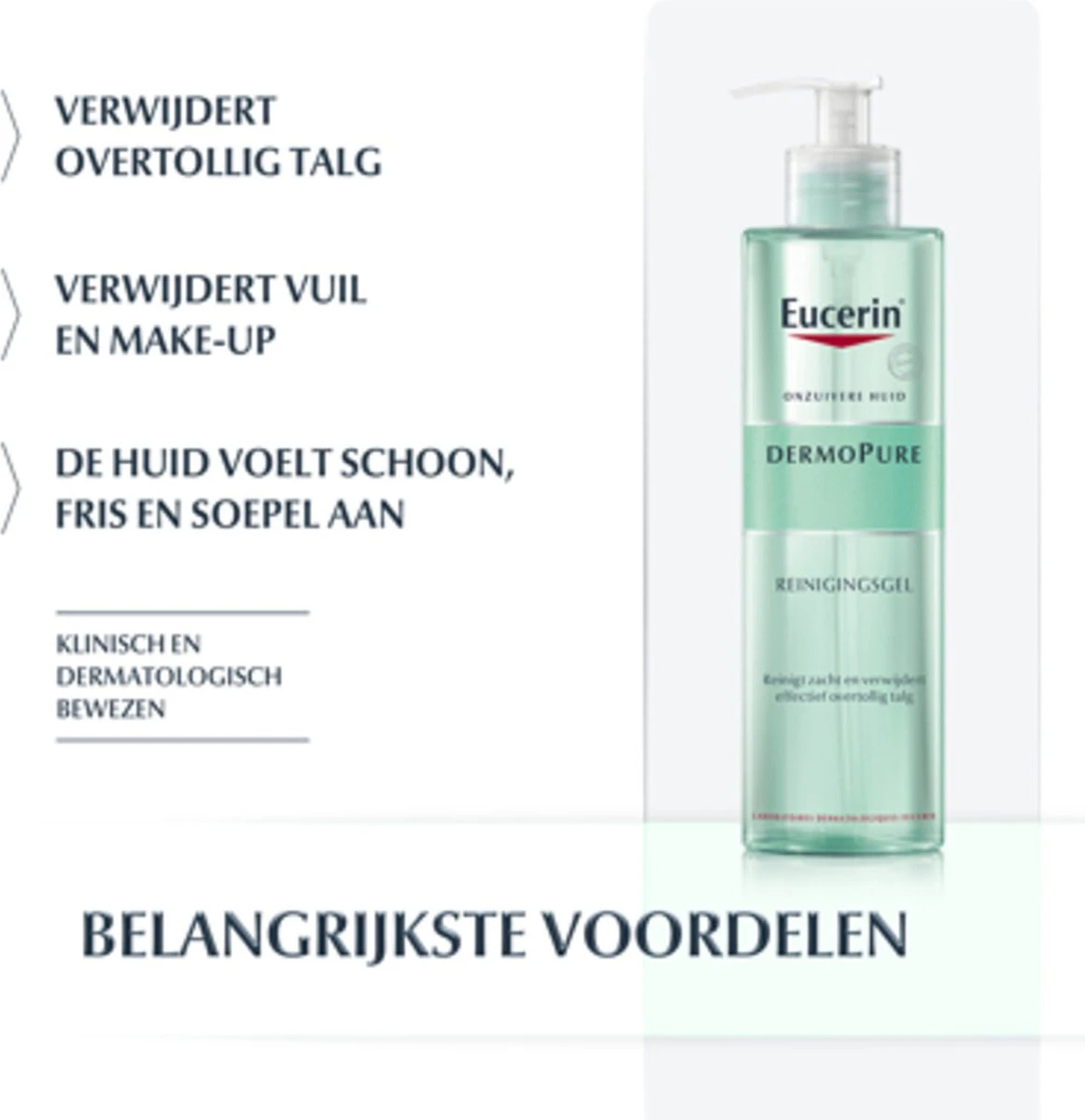 Eucerin DermoPure Reinigingsgel - 400 Ml 5 Eucerin DermoPure Reinigingsgel - 400 Ml - Afbeelding 5