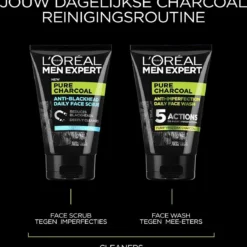 L’Oréal Paris Men Expert Pure Charcoal Gezichtsreiniging - 6 X 100 Ml - Voordeelverpakking 18 L’Oréal Paris Men Expert Pure Charcoal Gezichtsreiniging - 6 X 100 Ml - Voordeelverpakking -Goedkope Gezicht Zoet Winkel 1167x1200 2