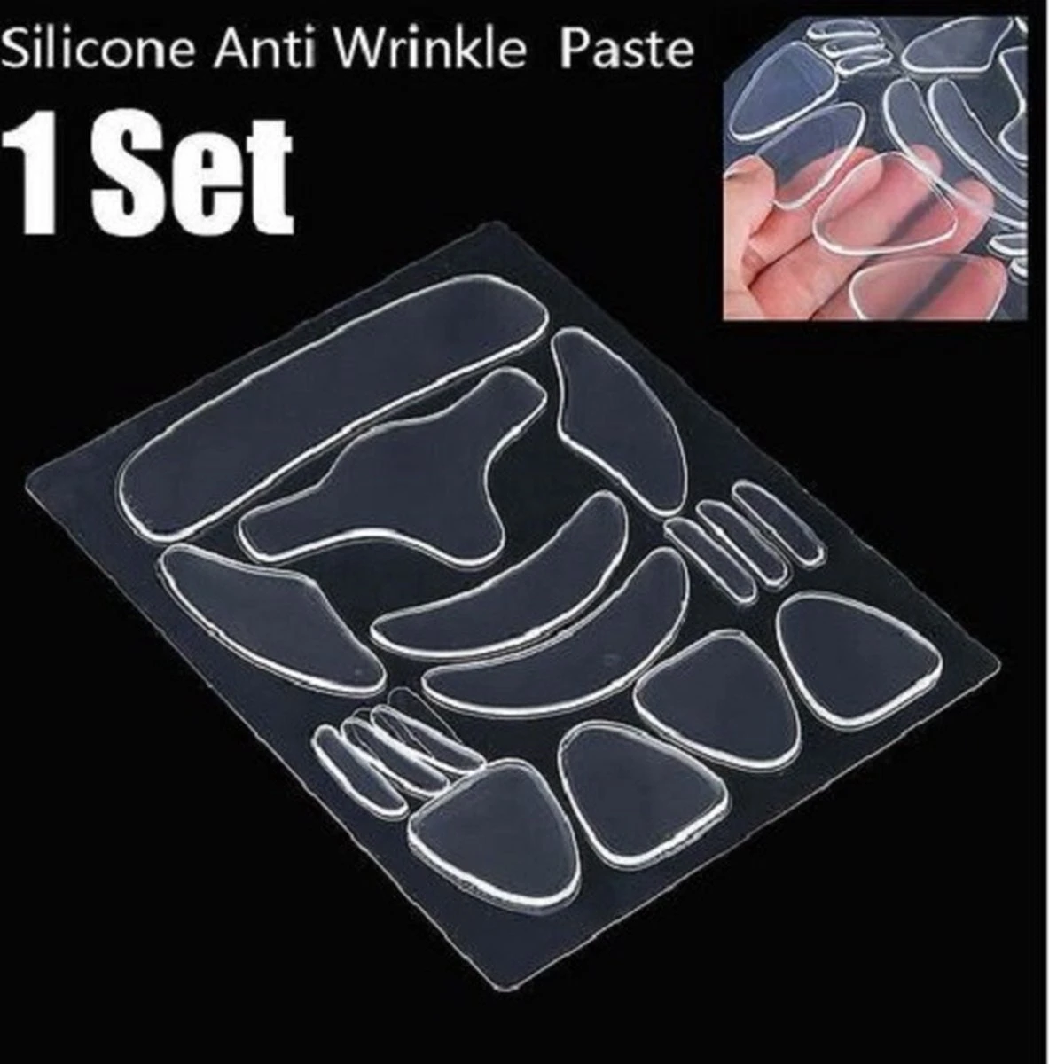 16 Stuks Anti-Rimpel Pads - Herbruikbaar - Silicone Huidverzorging - Tegen Rimpels En Lijntjes, Kin, Voorhoofd, Mond, Rimpelverwijderaar - Rimpels Verwijderen 3 16 Stuks Anti-Rimpel Pads - Herbruikbaar - Silicone Huidverzorging - Tegen Rimpels En Lijntjes, Kin, Voorhoofd, Mond, Rimpelverwijderaar - Rimpels Verwijderen - Afbeelding 3