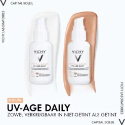Vichy Capital Soleil UV-Age - Dagelijkse Zonnebrand Voor Het Gezicht - SPF50+ Getint - 40ml 39 Vichy Capital Soleil UV-Age - Dagelijkse Zonnebrand Voor Het Gezicht - SPF50+ Getint - 40ml -Goedkope Gezicht Zoet Winkel 1188x1200 2