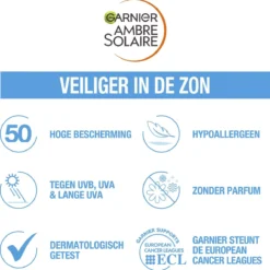 Garnier Ambre Solaire Sensitive Expert+ Zonnebrand - SPF 50+ - 40 Ml 31 Garnier Ambre Solaire Sensitive Expert+ Zonnebrand - SPF 50+ - 40 Ml -Goedkope Gezicht Zoet Winkel 1191x1200 1