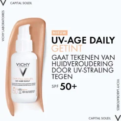 Vichy Capital Soleil UV-Age - Dagelijkse Zonnebrand Voor Het Gezicht - SPF50+ Getint - 40ml 36 Vichy Capital Soleil UV-Age - Dagelijkse Zonnebrand Voor Het Gezicht - SPF50+ Getint - 40ml -Goedkope Gezicht Zoet Winkel 1193x1200 3
