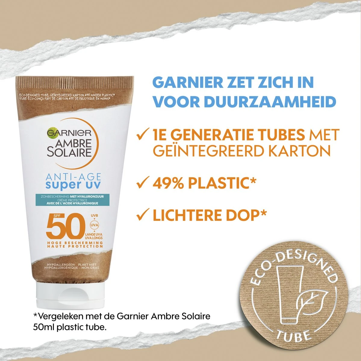 Garnier Ambre Solaire Anti-Age Super UV Zonnebrand - SPF50 9 Garnier Ambre Solaire Anti-Age Super UV Zonnebrand - SPF50 - Afbeelding 9