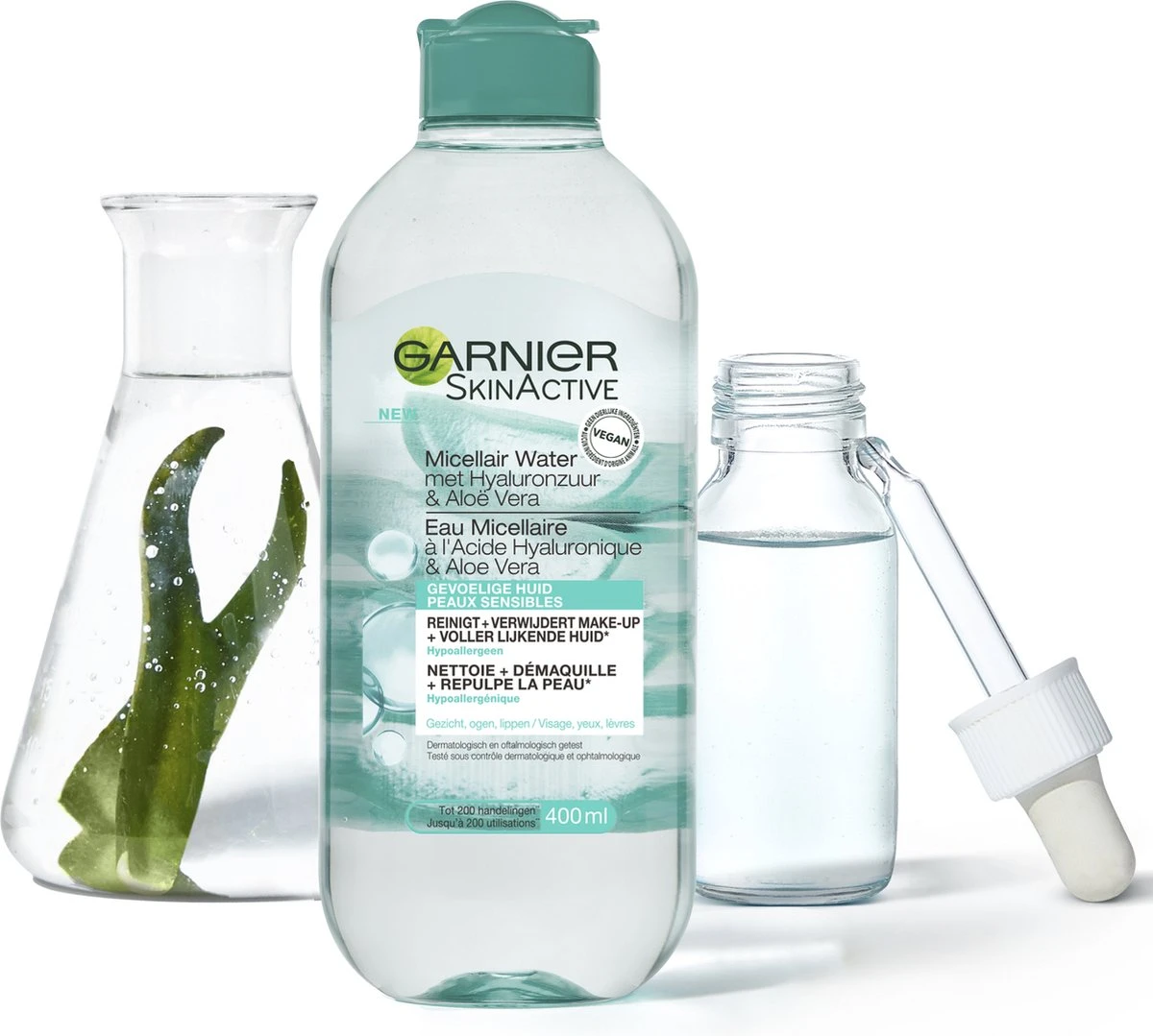 Garnier SkinActive Micellair Reinigingswater Met Hyaluronzuur & Aloë Vera - 6 X 400ml 6 Garnier SkinActive Micellair Reinigingswater Met Hyaluronzuur & Aloë Vera - 6 X 400ml - Afbeelding 6