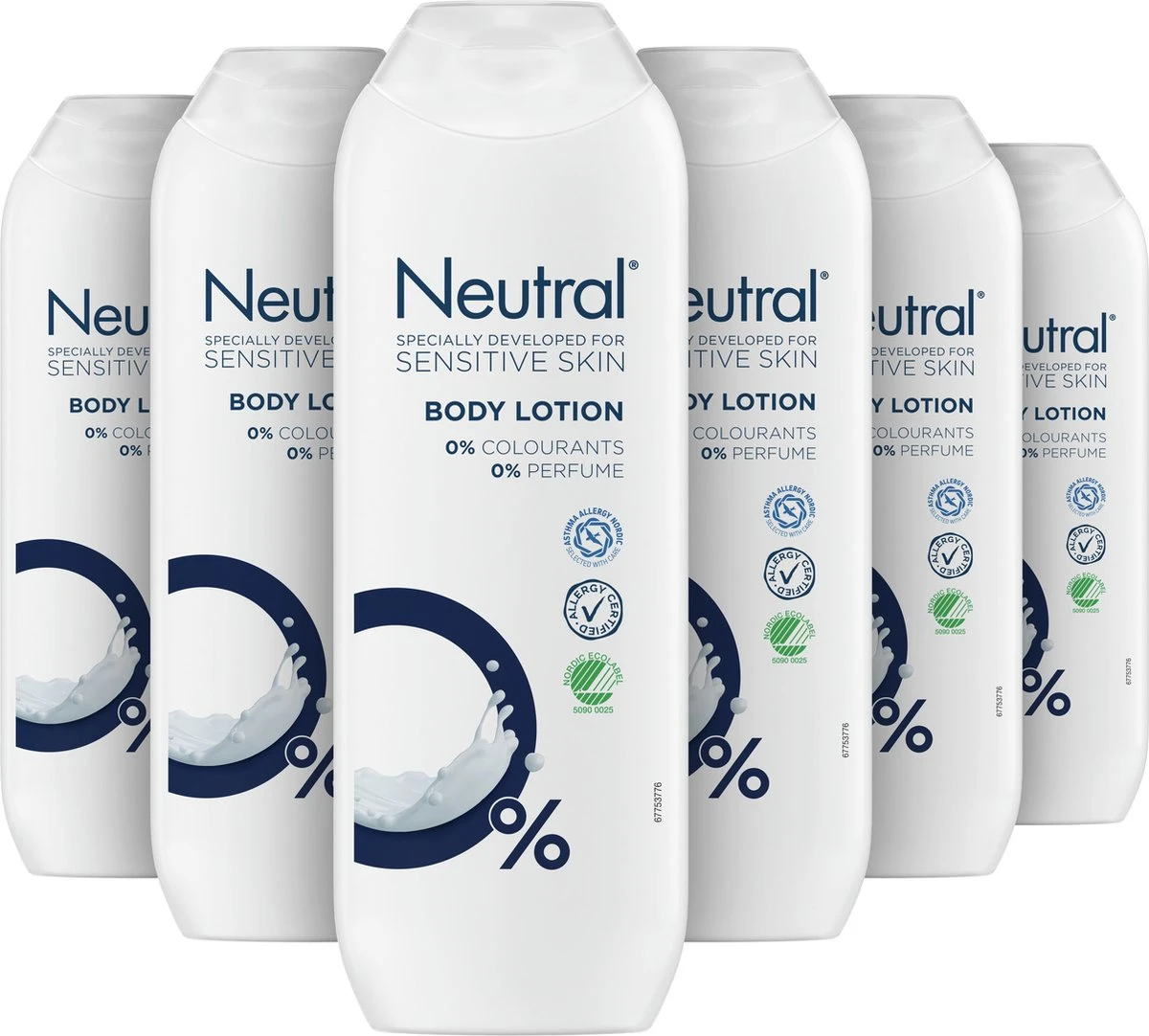 Neutral 0% Bodylotion Parfumvrij - 6 X 250 Ml 6 Neutral 0% Bodylotion Parfumvrij - 6 X 250 Ml - Afbeelding 6