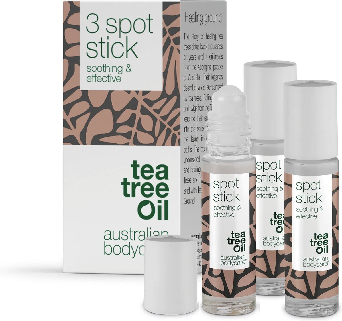 Australian Bodycare Tea Tree Olie Stick - Tea Tree Stick Tegen Onzuiverheden Voor Vlekjes, Puistjes En Een Vette, Acne-gevoelige Huid Met Australische Tea Tree Olie Van Hoge Kwaliteit (goedgekeurd Door Farmaceuten), 3 X 9 Ml. 1 Australian Bodycare Tea Tree Olie Stick - Tea Tree Stick Tegen Onzuiverheden Voor Vlekjes, Puistjes En Een Vette, Acne-gevoelige Huid Met Australische Tea Tree Olie Van Hoge Kwaliteit (goedgekeurd Door Farmaceuten), 3 X 9 Ml.
