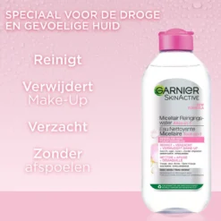 Garnier SkinActive Micellair Reinigingswater - Gevoelige Huid - 400 Ml -Goedkope Gezicht Zoet Winkel 1200x1129 1