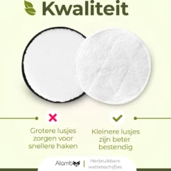 16x Herbruikbare Wattenschijfjes - Wasbare Zachte Wattenschijfjes - Duurzame & Biologische - Inclusief Waszakje -Goedkope Gezicht Zoet Winkel 1200x1135 4
