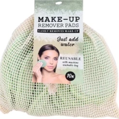 Make-up Removerpads | OEKO-TEX | 10 Stuks In Waszakje
