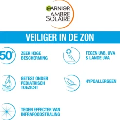 Garnier Ambre Solaire Kids Zonnebrandspray SPF 50+ - Zonnebrand Voor De Kinderhuid - 200 Ml 26 Garnier Ambre Solaire Kids Zonnebrandspray SPF 50+ - Zonnebrand Voor De Kinderhuid - 200 Ml -Goedkope Gezicht Zoet Winkel 1200x1178 2