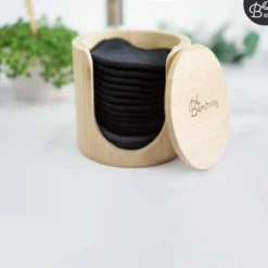 Bamboozy Losse Bamboehouder Voor Wasbare Wattenschijfjes Herbruikbare Wattenschijfjes Houder - Wattenschijfjeshouder - Bamboe Wattenschijfjeshouder -Goedkope Gezicht Zoet Winkel 1200x1190