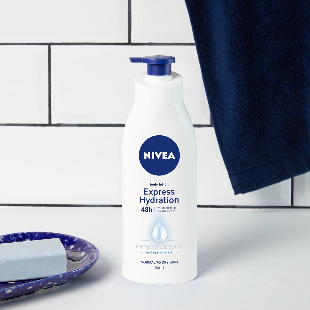 NIVEA Express Bodylotion - 400 Ml 2 NIVEA Express Bodylotion - 400 Ml - Afbeelding 2