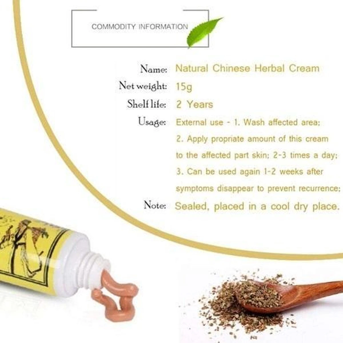 Psoriasis/exzeem Chineese Creme 2 Psoriasis/exzeem Chineese Creme - Afbeelding 2