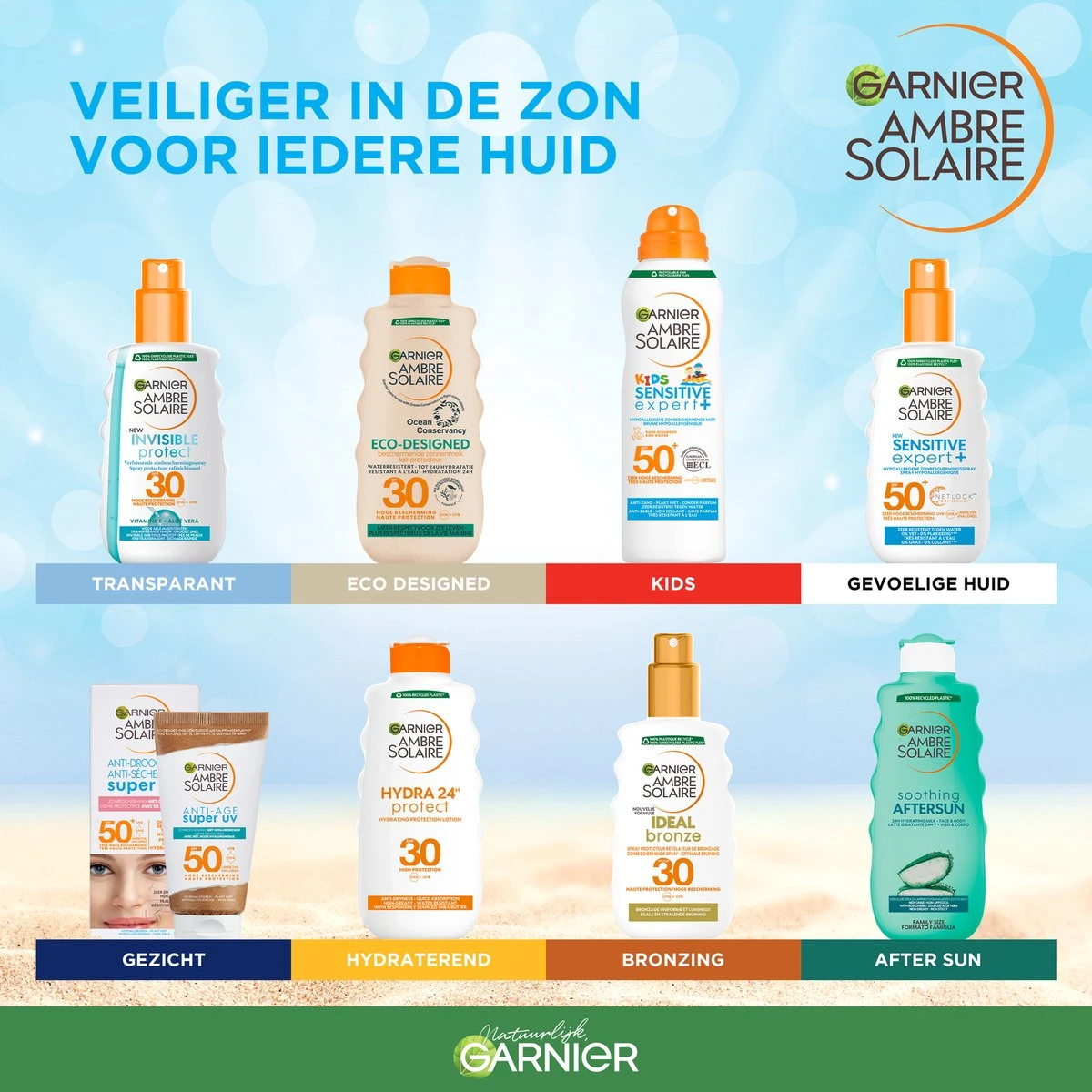 Garnier Ambre Solaire Waterresistente Zonnebrand Melk SPF 50 - 200 Ml 5 Garnier Ambre Solaire Waterresistente Zonnebrand Melk SPF 50 - 200 Ml - Afbeelding 5