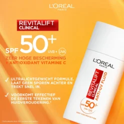 Garnier Revitalift Clinical Anti-UV Fluid SPF 50 Met Vitamine C 50 Ml -Goedkope Gezicht Zoet Winkel 1200x1200 352