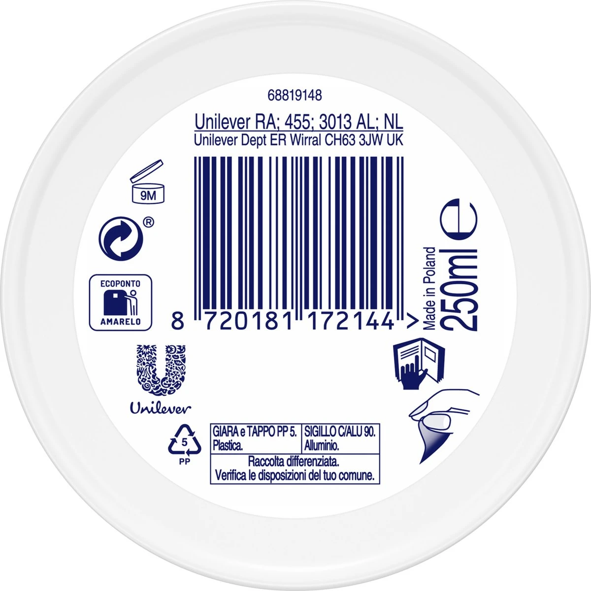 Dove Body Love One Cream Light Hydraterende Bodycrème 250 Ml 3 Dove Body Love One Cream Light Hydraterende Bodycrème 250 Ml - Afbeelding 3