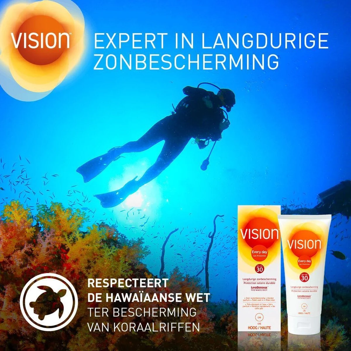 Vision Every Day Sun Protection - Zonnebrand - SPF 50 - 180 Ml 7 Vision Every Day Sun Protection - Zonnebrand - SPF 50 - 180 Ml - Afbeelding 7