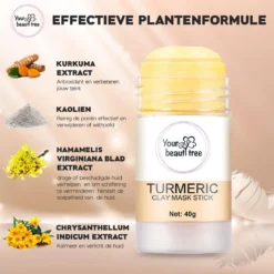 Your Beauty Tree ® Tumeric Detox Masker Stick - Tumeric Mask Stick - Huidverzorging - Gezichtsmasker - Natuurlijke Producten - Verzorgend - Verkoelend - Hydraterend - Black Head Verwijderen - Mee-eters - Verzachtend -Goedkope Gezicht Zoet Winkel 1200x1200 427