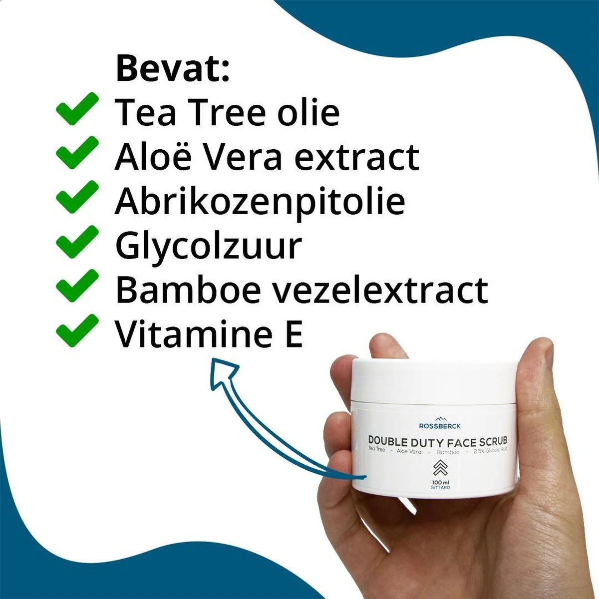 Double Duty Face Scrub - Gezichtsscrub Mannen - Reinigingsscrubs - 100 Ml 5 Double Duty Face Scrub - Gezichtsscrub Mannen - Reinigingsscrubs - 100 Ml - Afbeelding 5