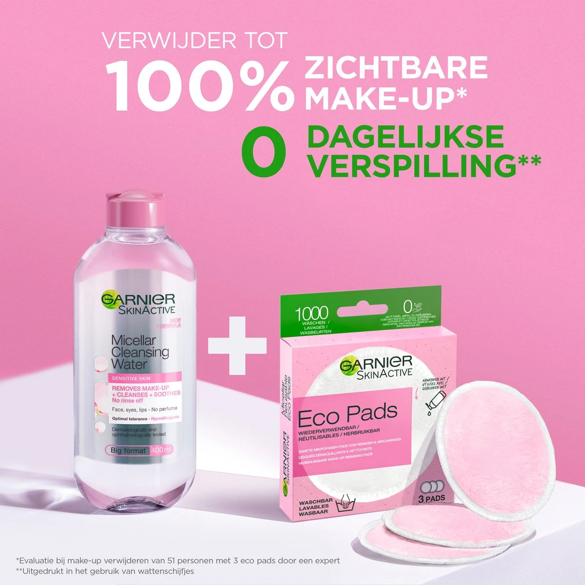 Garnier SkinActive Eco Pads - Herbruikbare Wattenschijfjes - 3 Stuks - Duurzame Gezichtsreiniging 8 Garnier SkinActive Eco Pads - Herbruikbare Wattenschijfjes - 3 Stuks - Duurzame Gezichtsreiniging - Afbeelding 8
