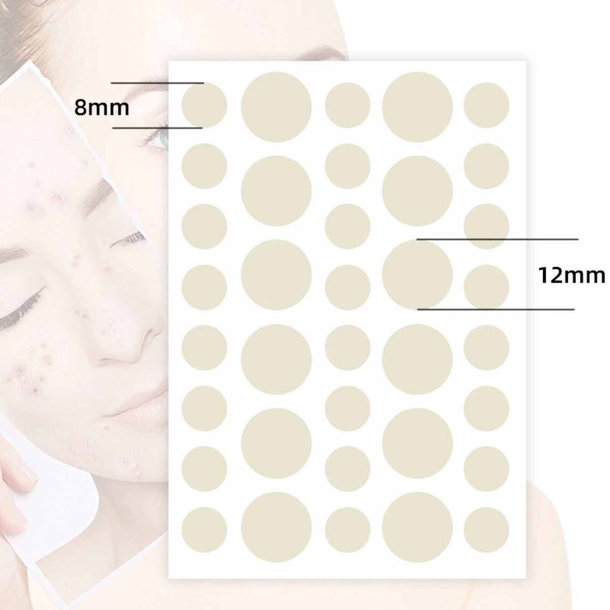 Palm Cosmetics® Pimple Patch - Acne Patch - Puisten Verwijderaar - Puisten Pleister - Acne Pleister - Acne Sticker - Puistjes Verwijderen - 108 Stuks 8 Palm Cosmetics® Pimple Patch - Acne Patch - Puisten Verwijderaar - Puisten Pleister - Acne Pleister - Acne Sticker - Puistjes Verwijderen - 108 Stuks - Afbeelding 8