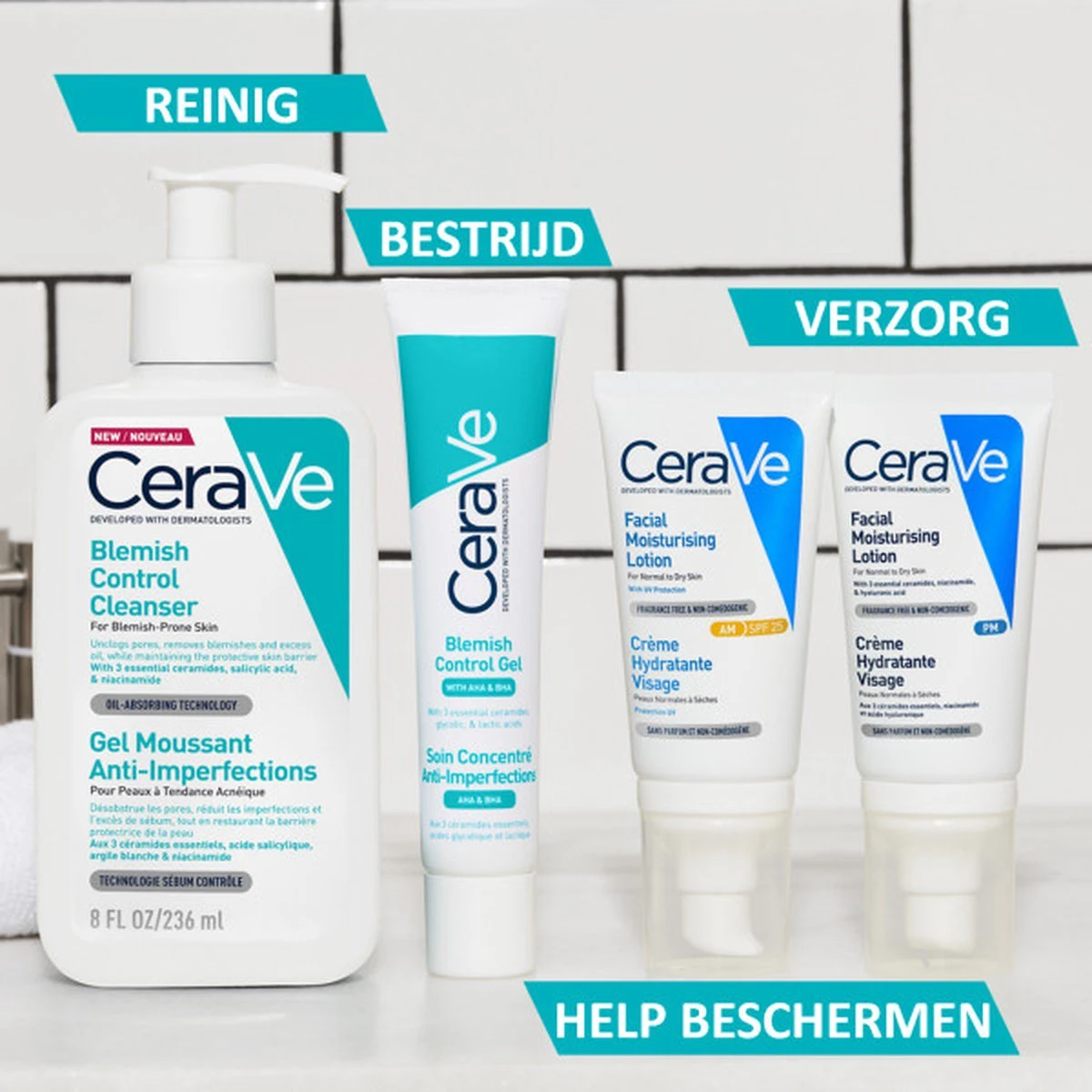 CeraVe Acne Control Gel - 40ml - Voor Onzuivere Huid Met Neiging Tot Acne 7 CeraVe Acne Control Gel - 40ml - Voor Onzuivere Huid Met Neiging Tot Acne - Afbeelding 7