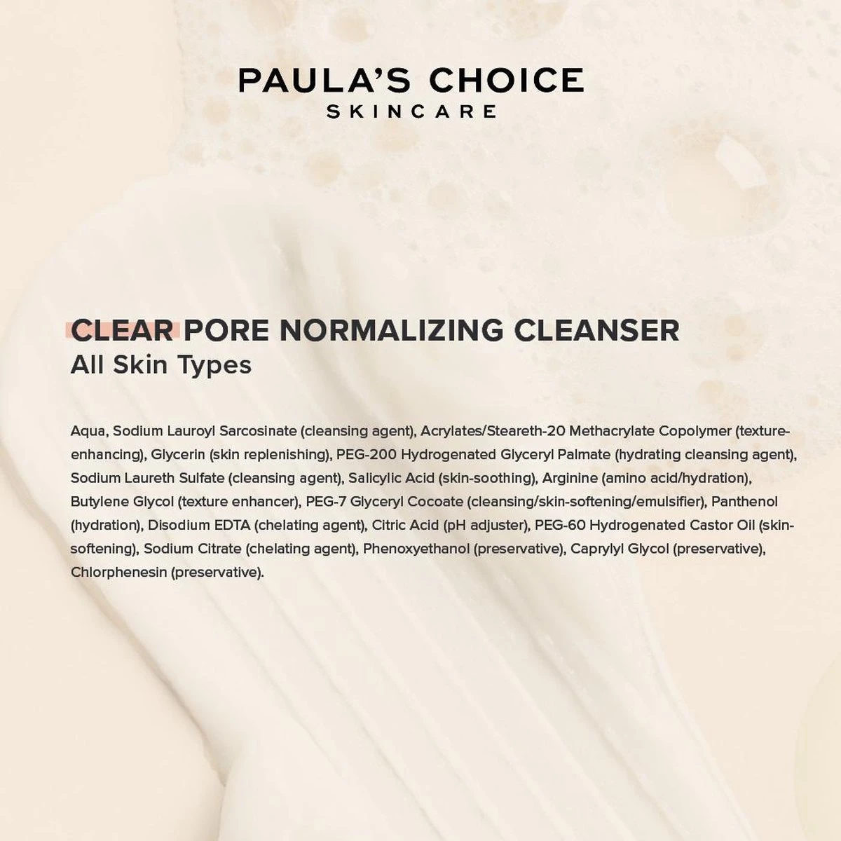 Paula's Choice CLEAR Gel Gezichtsreiniger - Met Salicylzuur - Alle Huidtypen & Acne Huid - 177 Ml 3 Paula's Choice CLEAR Gel Gezichtsreiniger - Met Salicylzuur - Alle Huidtypen & Acne Huid - 177 Ml - Afbeelding 3